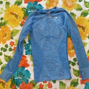 Seamless long sleeve top